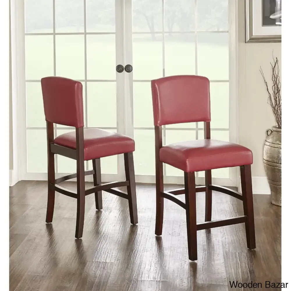 Caldwello Swivel Upholstered Counter And Bar Stool