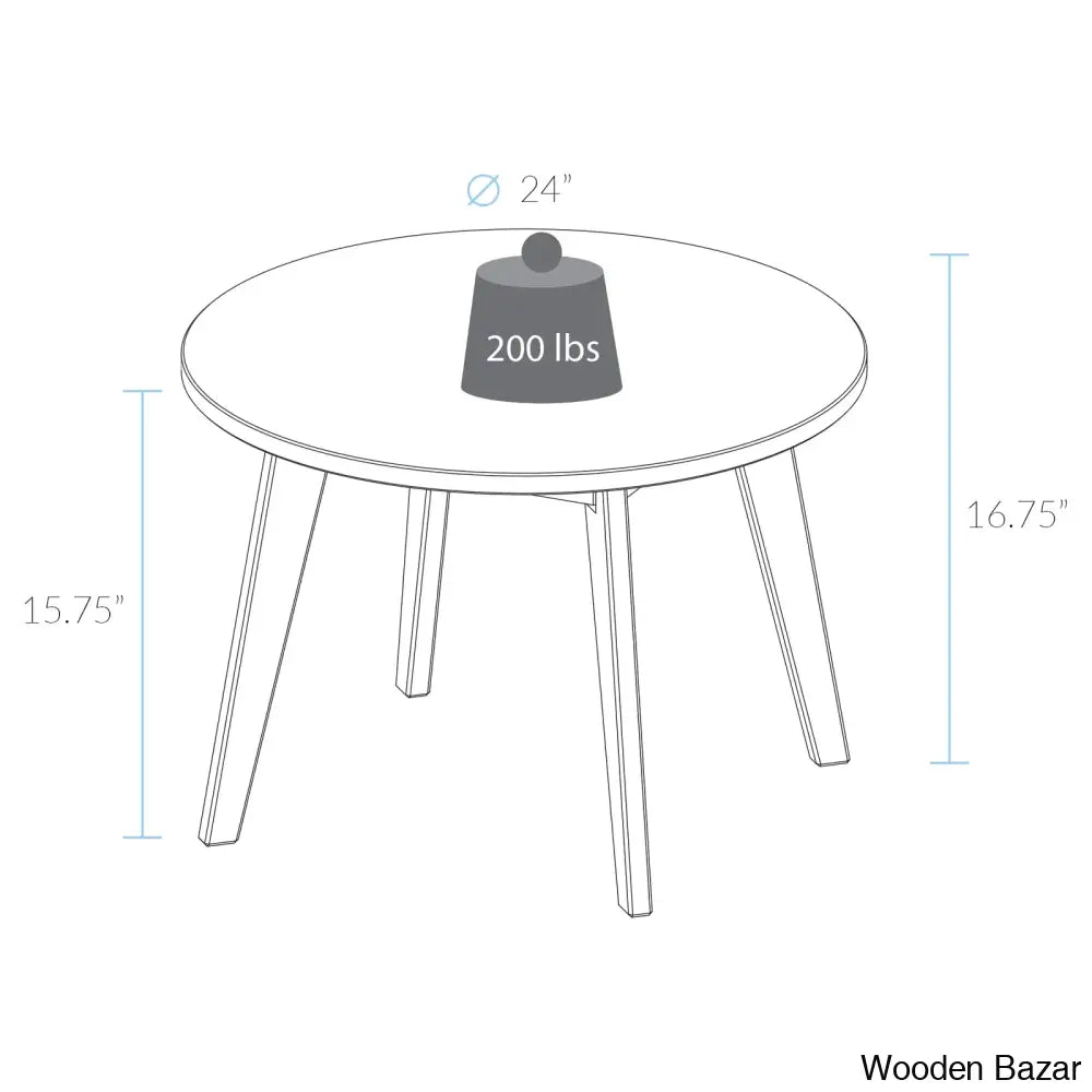 Calixton Solid Wood Coffee And Center Table