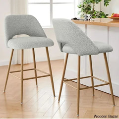 Camardaz 26’’ Boucle Counter And Bar Stool (Set Of 2)