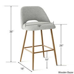 Camardaz 26’’ Boucle Counter And Bar Stool (Set Of 2)