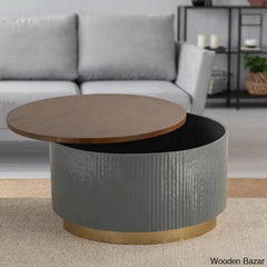 Canovas Solid Wood Top Coffee And Center Table