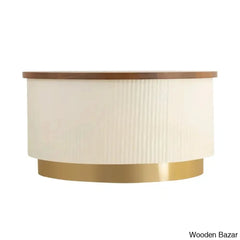 Canovas Solid Wood Top Coffee And Center Table