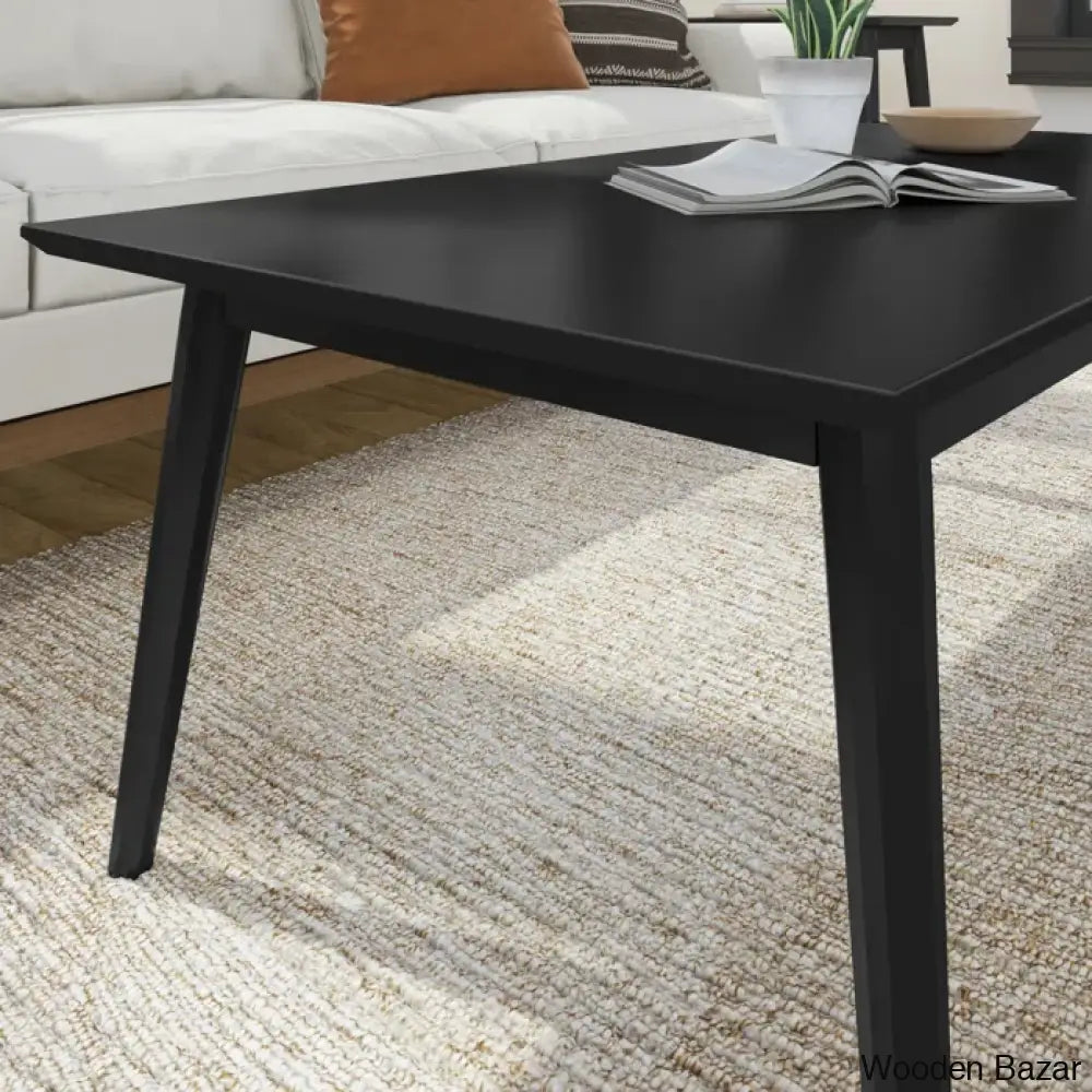 Cantonei Solid Wood Single Coffee And Center Table