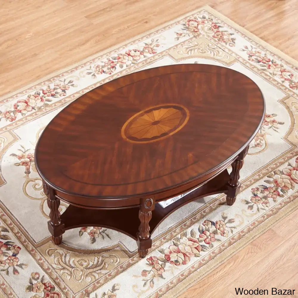 Cantrall Solid Wood Coffee And Center Table