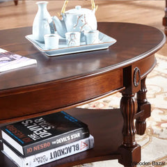 Cantrall Solid Wood Coffee And Center Table