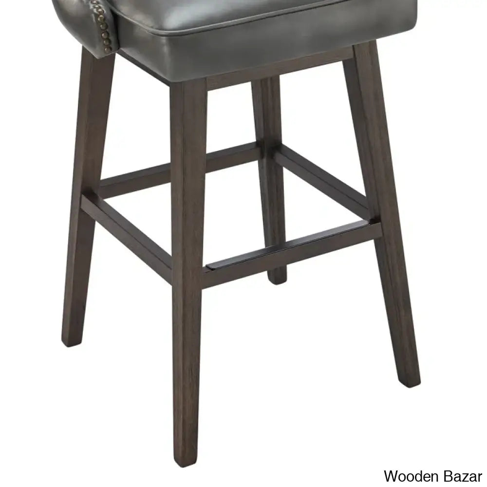 Caralinec Swivel Counter & Bar Stool (Set Of 2)