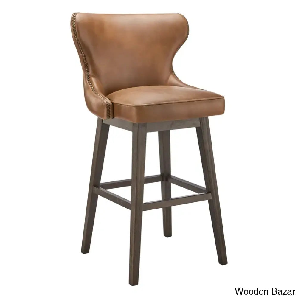 Caralinec Swivel Counter & Bar Stool (Set Of 2)