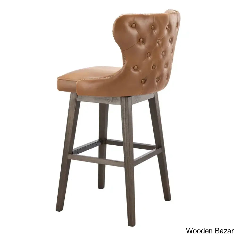 Caralinec Swivel Counter & Bar Stool (Set Of 2)