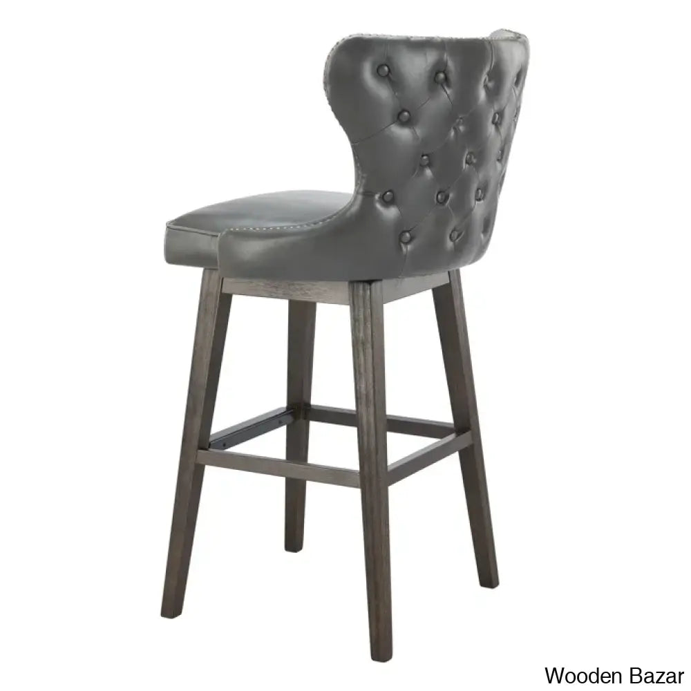 Caralinec Swivel Counter & Bar Stool (Set Of 2)