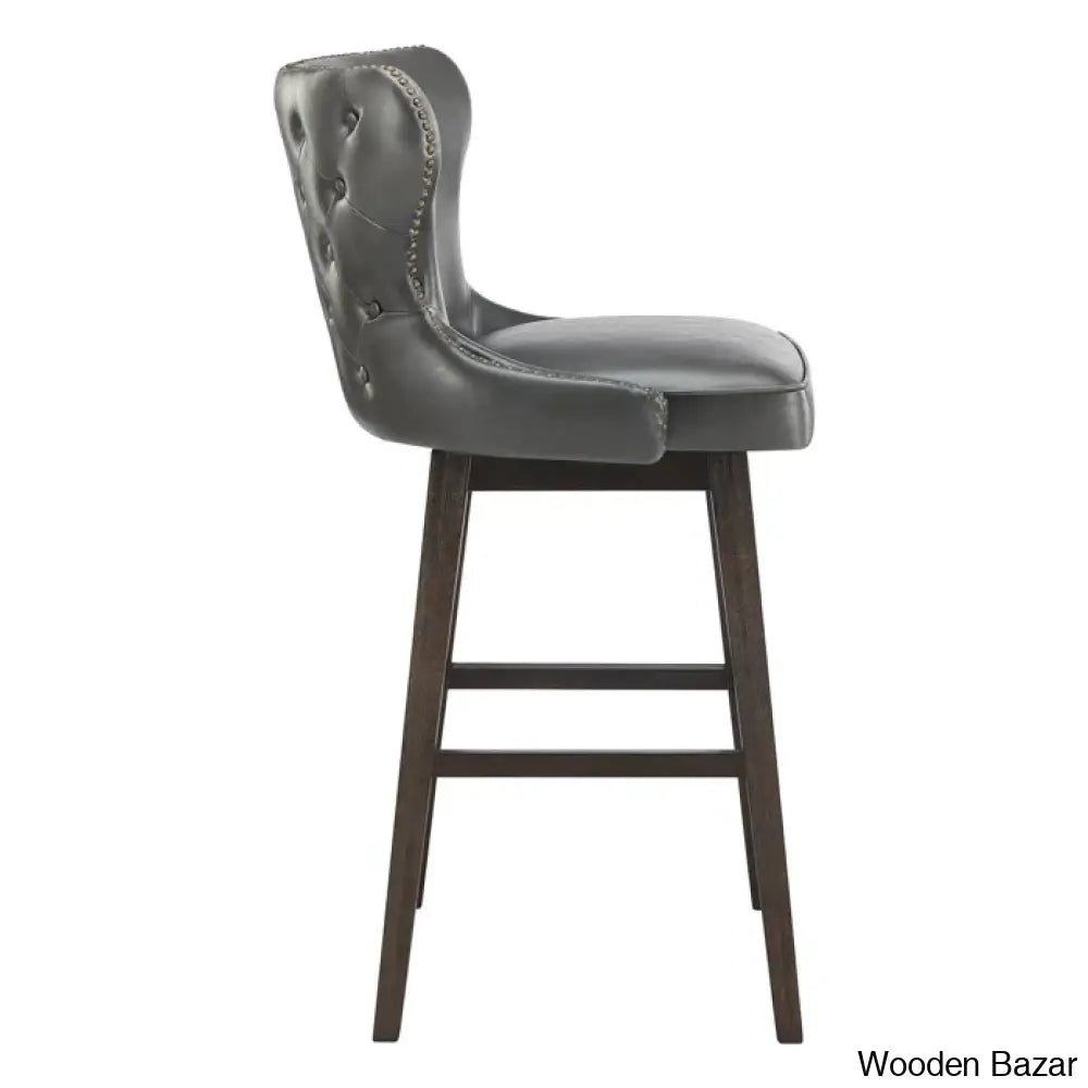 Caralinec Swivel Counter & Bar Stool (Set Of 2)