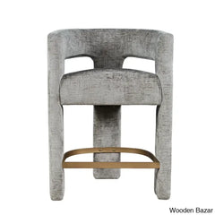 Carlinez Modern Upholstered 25’’ Counter And Bar Stool - Wooden Bazar