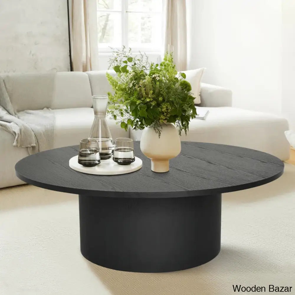 Carlisle Pedestal 40’’ Coffee Table And Center Table