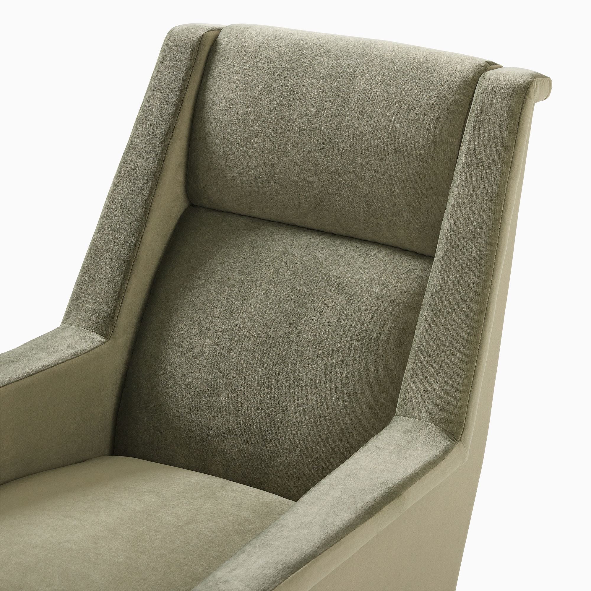 Kolerd High-Back Mid-Century Chair - Metal Legs