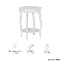 Bedside Table - Wooden Bazar