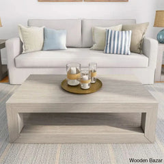 Casmeyl Premium Materials Floor Shelf 40.75’’ Coffee And Center Table With Storage