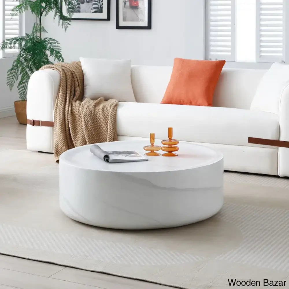 Casonia Coffee Table And Center Table White