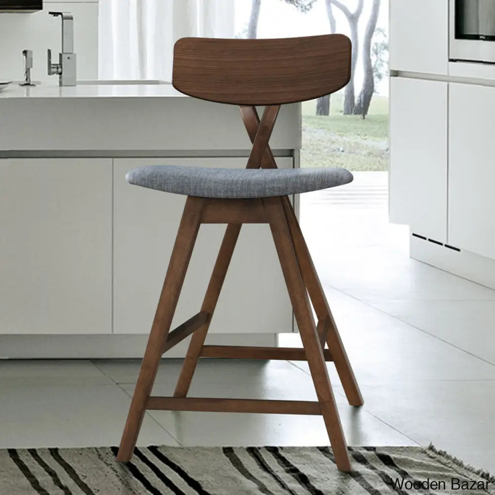 Catalina Swivel Upholstered 25.25’’ Counter Stool With Solid Wood Frame (Set Of 2) And Bar Stool