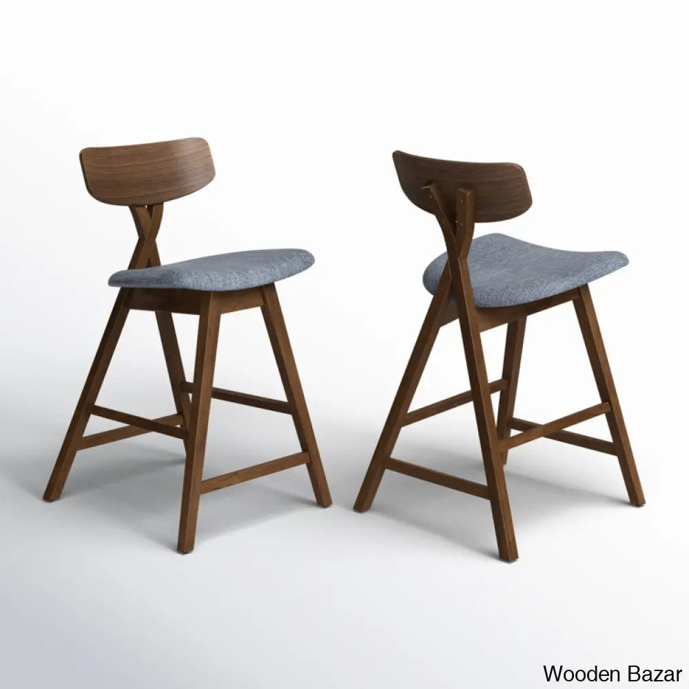 Catalina Swivel Upholstered 25.25’’ Counter Stool With Solid Wood Frame (Set Of 2) And Bar Stool