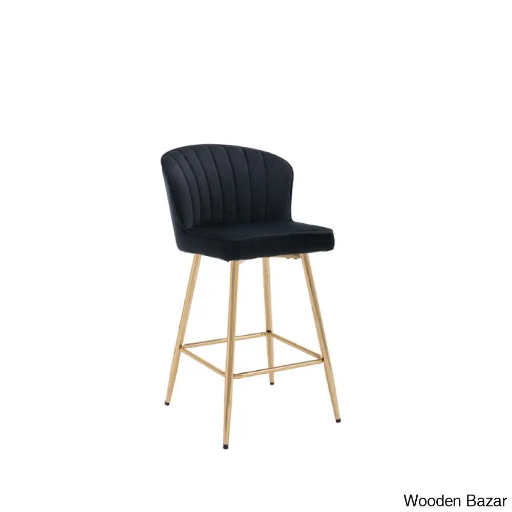 Cavillz Swivel Upholstered 25.5’’ Counter And Bar Stool With Metal Frame