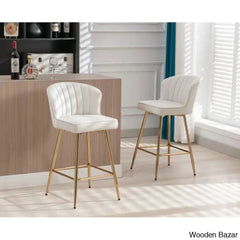Cavillz Swivel Upholstered 25.5’’ Counter And Bar Stool With Metal Frame