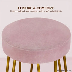 Cederniern Swivel Upholstered 26.5’’ Counter And Bar Stool With Metal Frame (Set Of 2)
