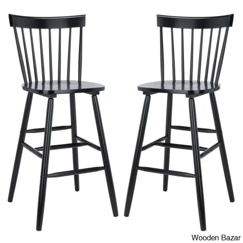 Ceriany Swivel Upholstered Counter And Bar Stool (Set Of 2)