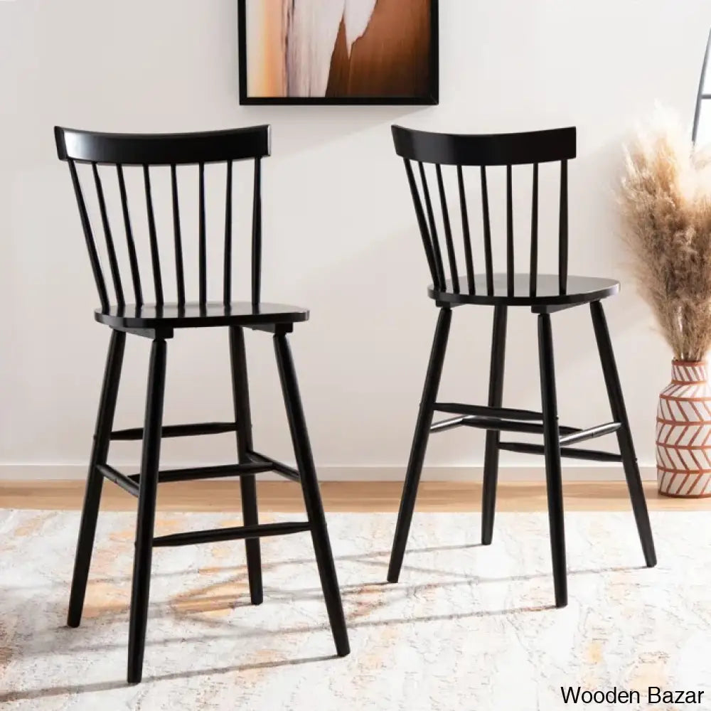 Ceriany Swivel Upholstered Counter And Bar Stool (Set Of 2)