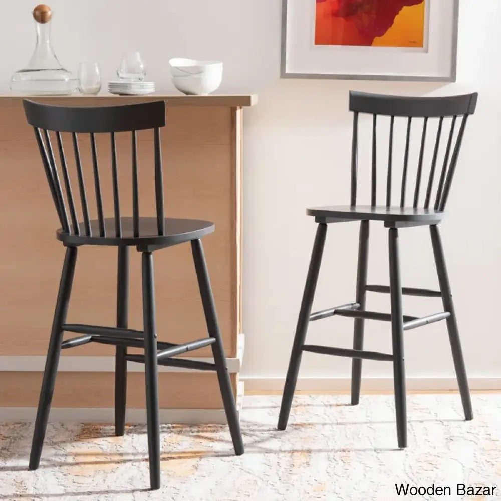 Ceriany Swivel Upholstered Counter And Bar Stool (Set Of 2)