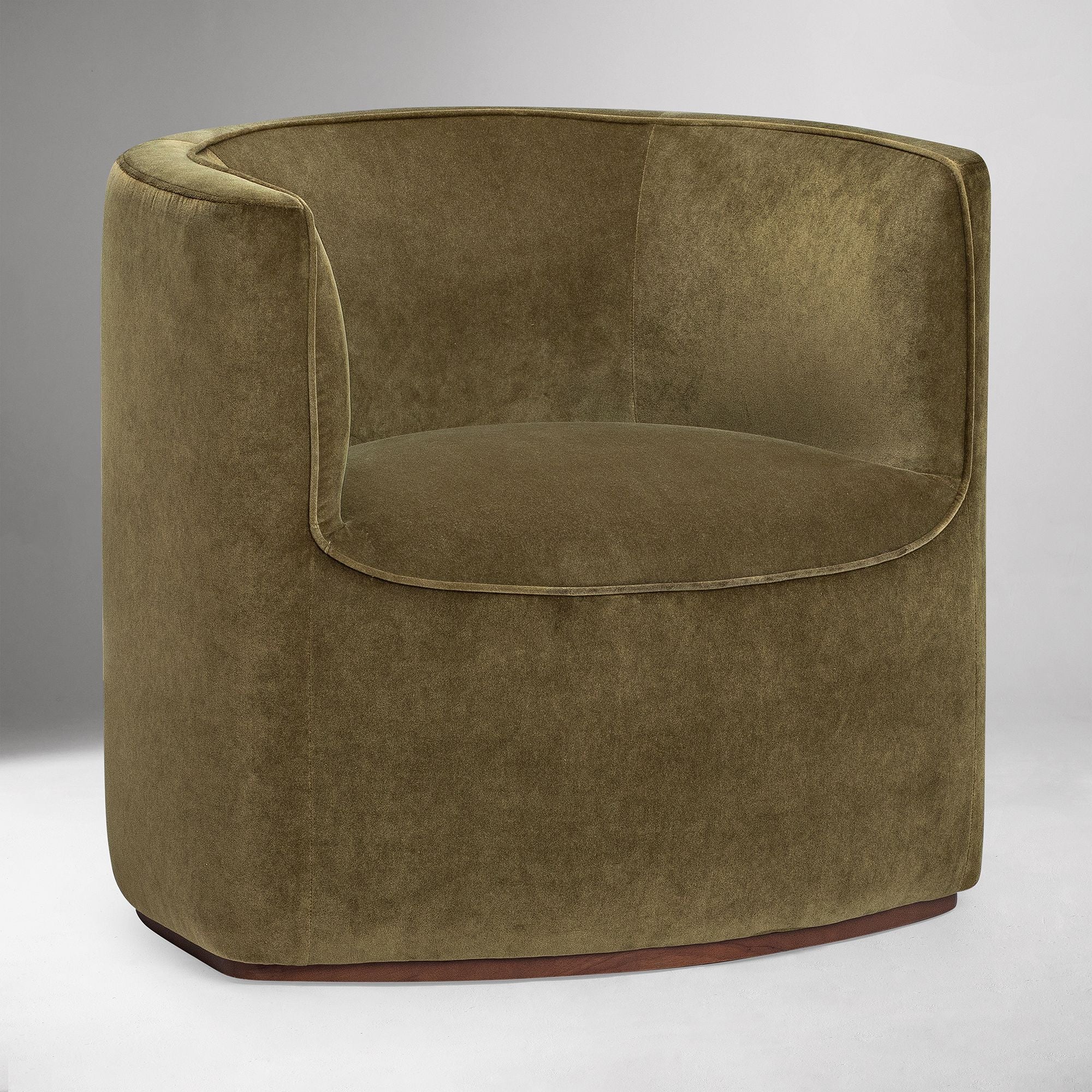 Uabix Rounded Chair - Wooden bazar