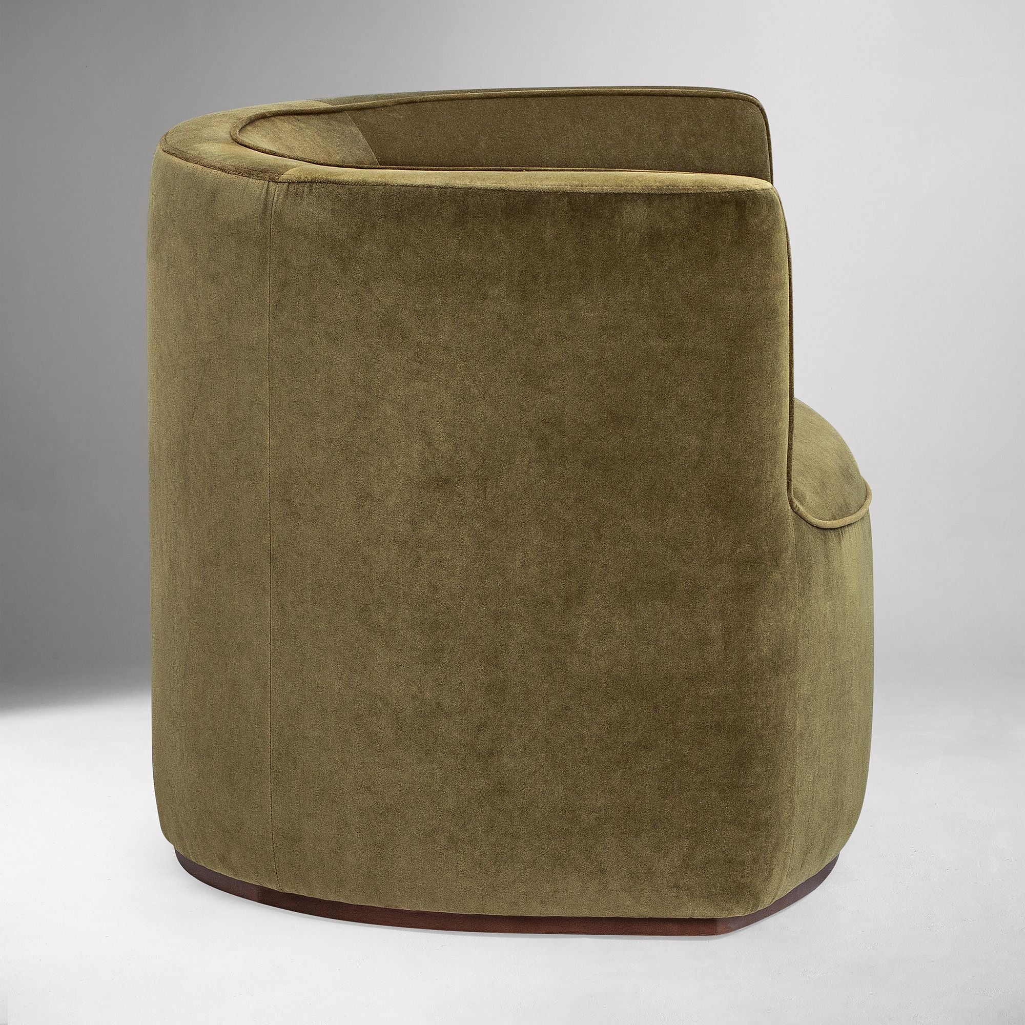 Uabix Rounded Chair - Wooden bazar