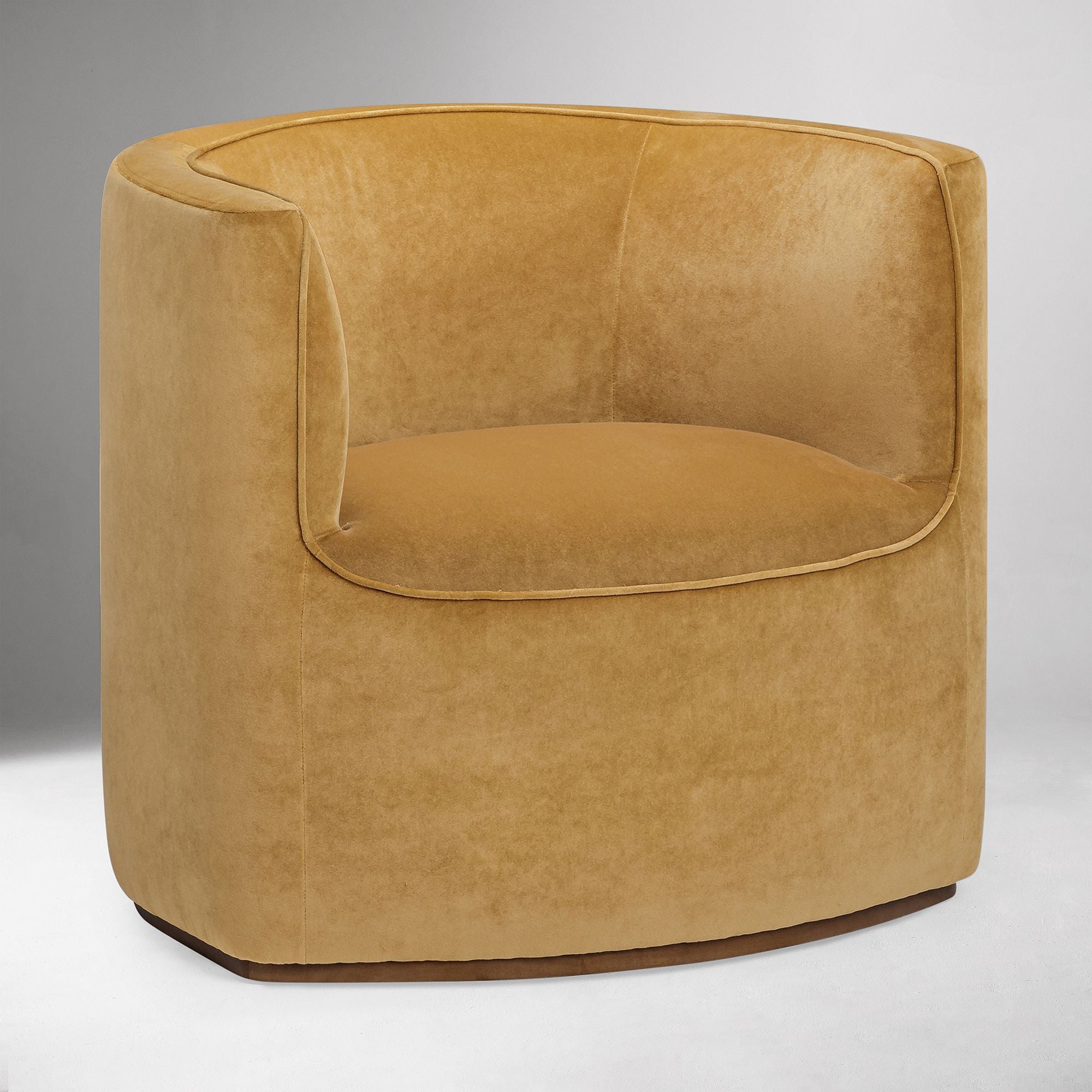 Uabix Rounded Chair - Wooden bazar