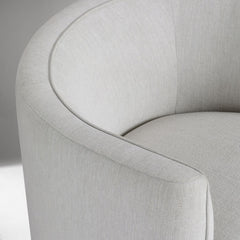 Parsite Rounded Swivel Chair - Wooden Bazar