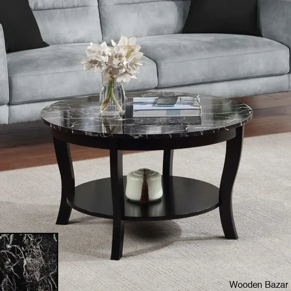 Chadwick 30’’ Coffee Table With Shelf And Center Table