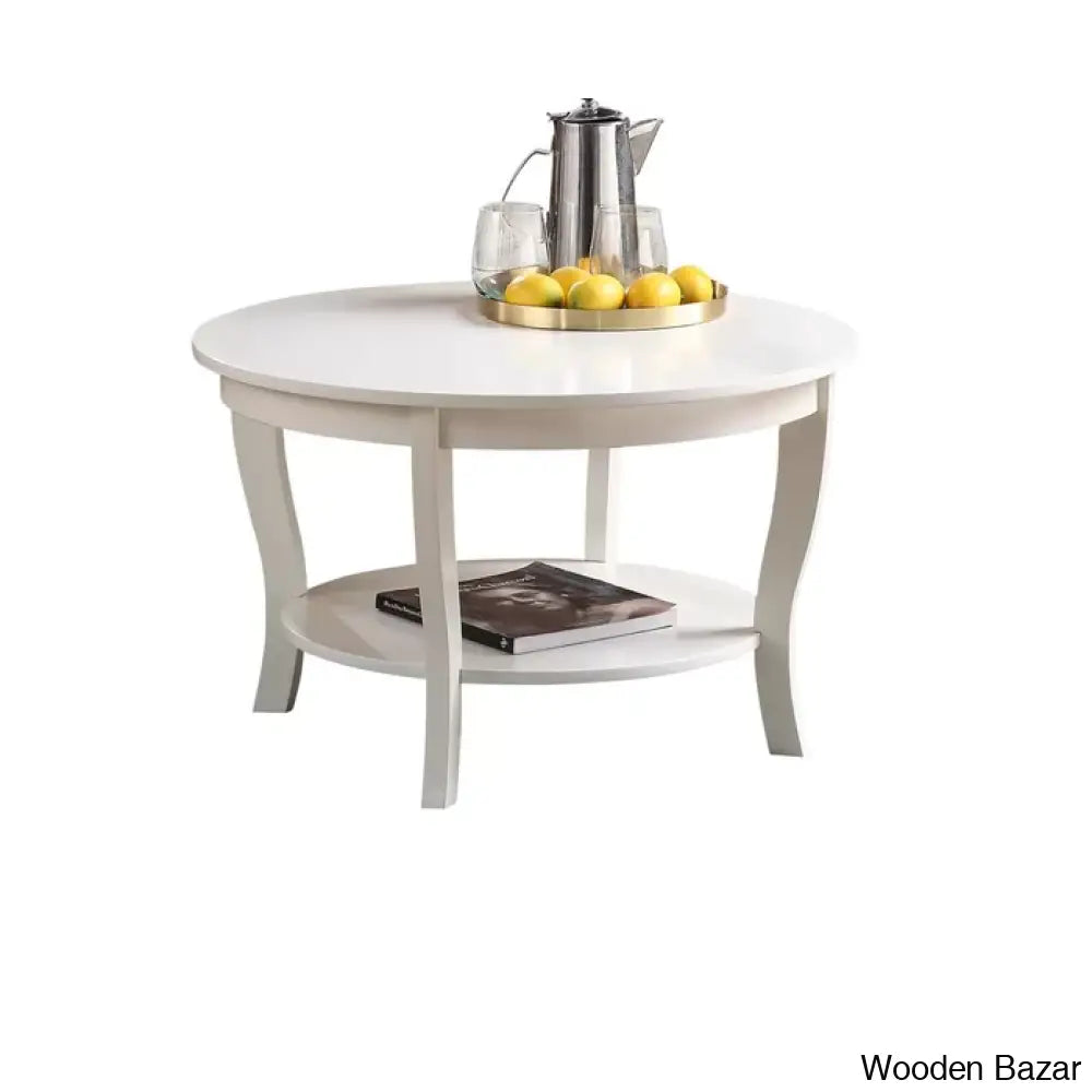 Chadwick 30’’ Coffee Table With Shelf And Center Table