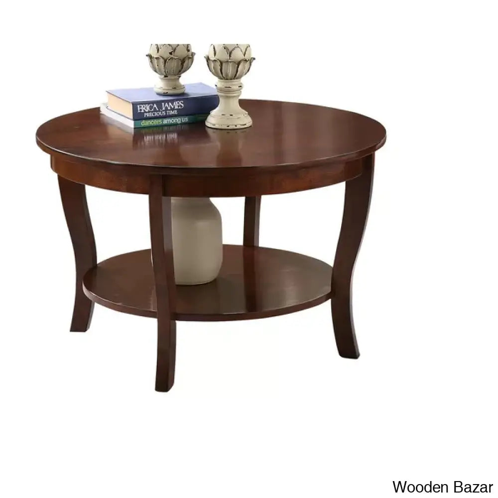 Chadwick 30’’ Coffee Table With Shelf And Center Table