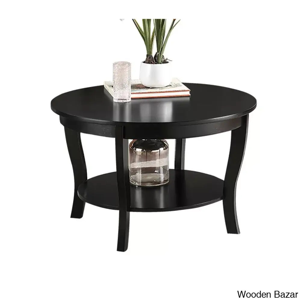 Chadwick 30’’ Coffee Table With Shelf And Center Table