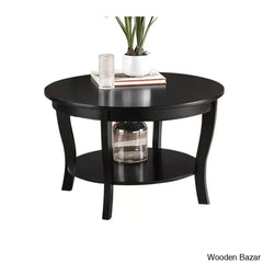 Chadwick 30’’ Coffee Table With Shelf And Center Table