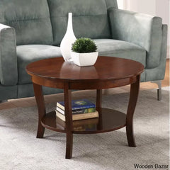 Chadwick 30’’ Coffee Table With Shelf And Center Table Espresso