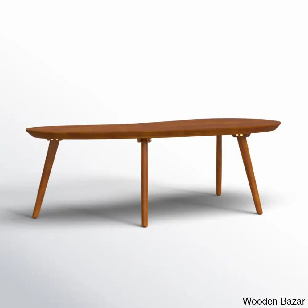 Chandrima Solid Wood Coffee Table And Center