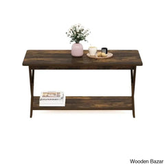Chani Coffee And Center Table Amber Pine