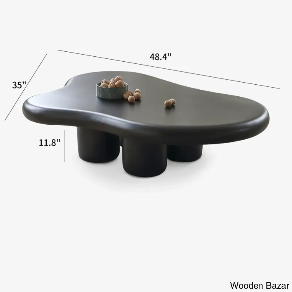 Chanstony Cloud Shape Modern 4 Legged Coffee And Center Table