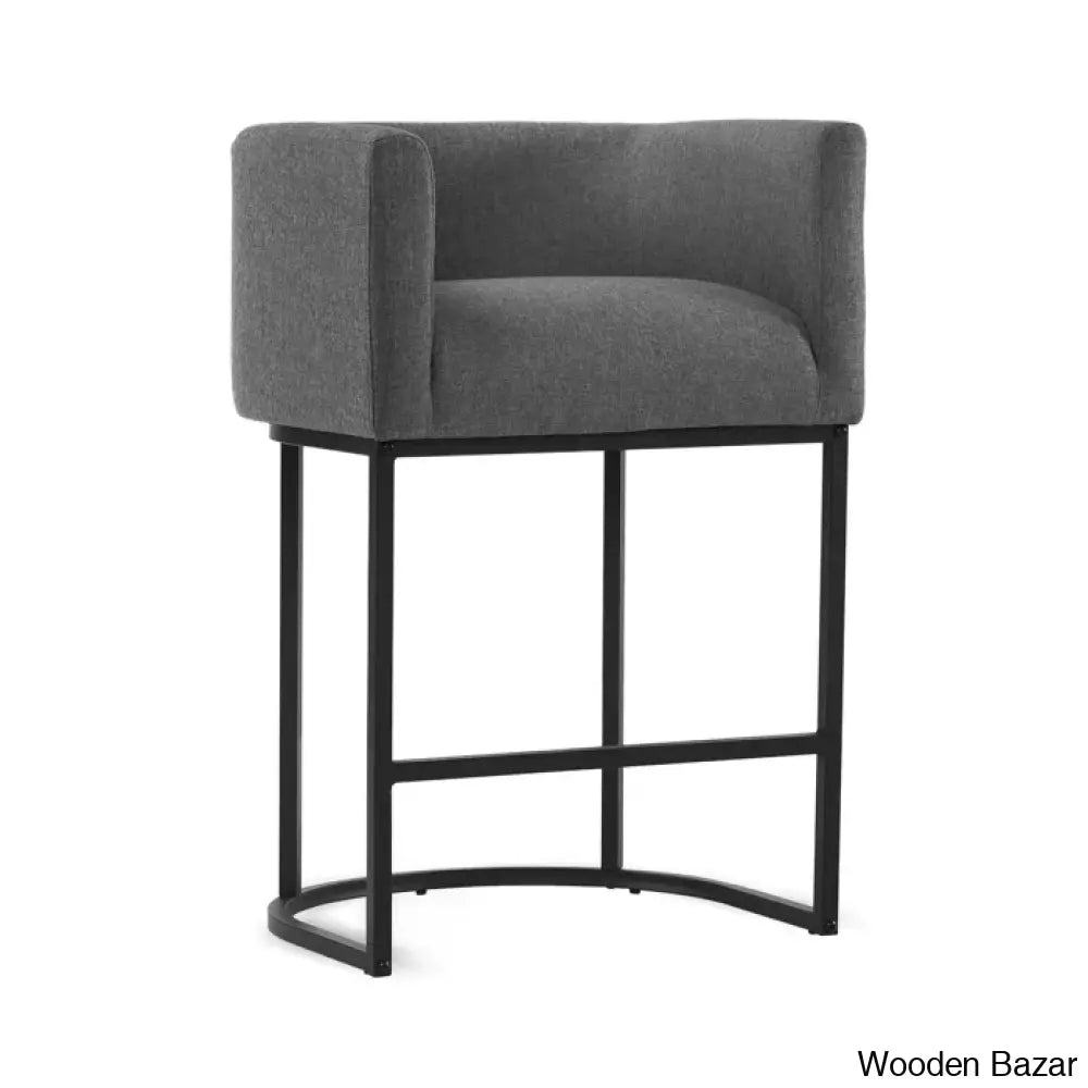 Charneys Swivel Upholstered 27’’ Counter And Bar Stool (Set Of 4)