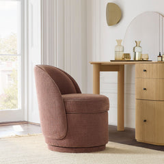 Eiono Swivel Chair - Wooden bazar