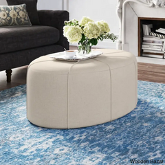 Christopher Tufted Oval Cocktail Ottoman