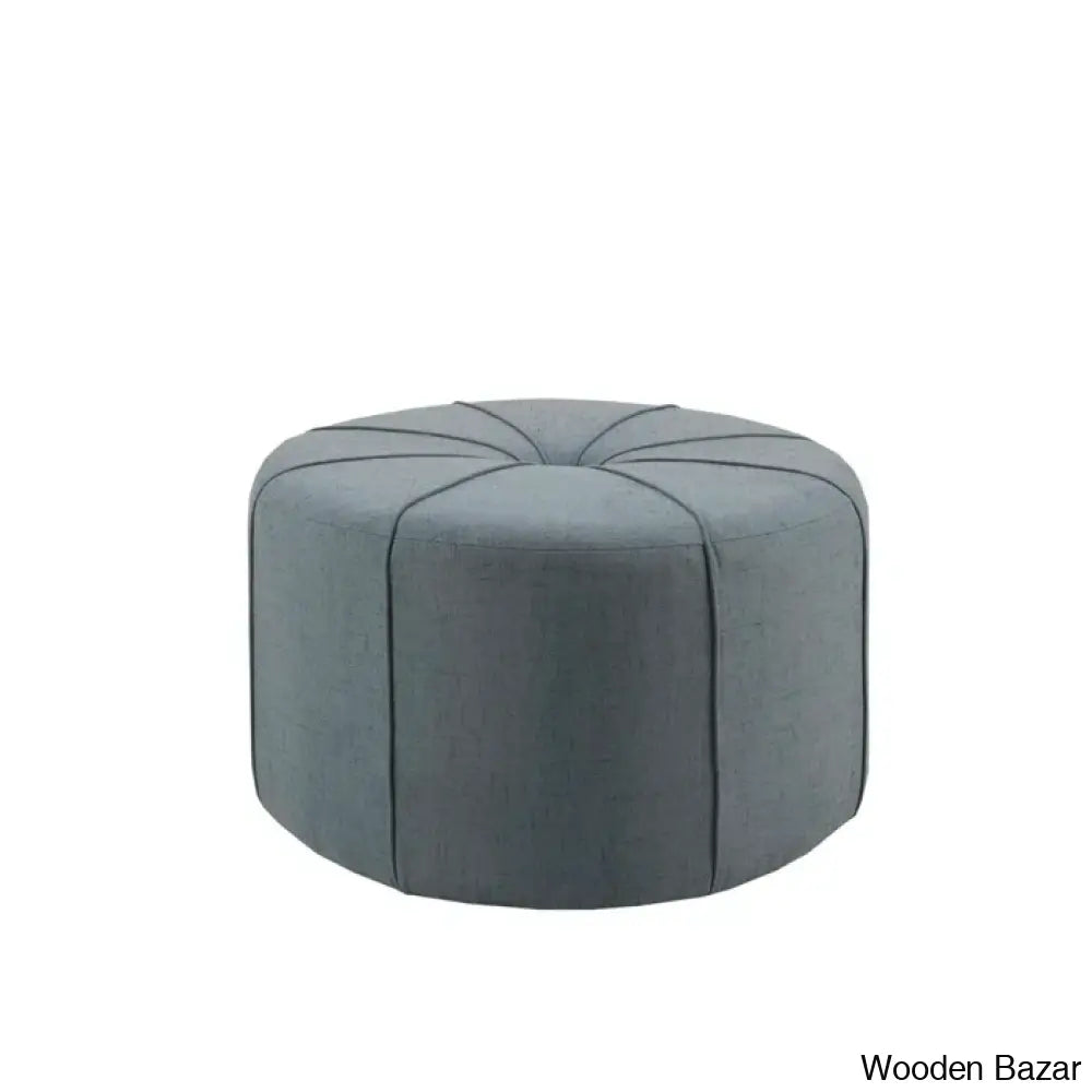 Christopher Tufted Oval Cocktail Ottoman