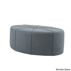 Christopher Tufted Oval Cocktail Ottoman