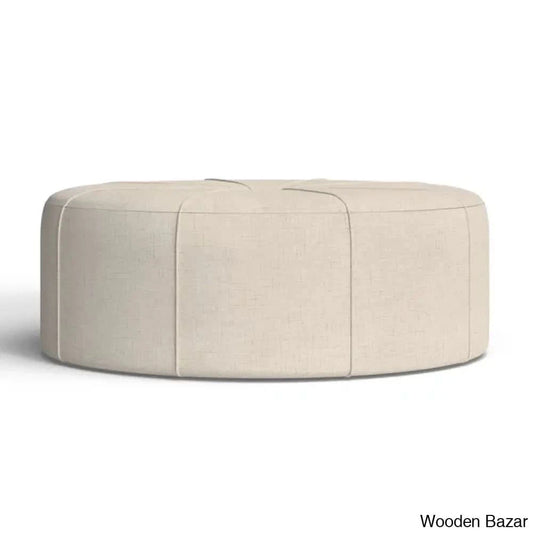 Christopher Tufted Oval Cocktail Ottoman
