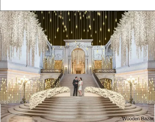 Clifton Modern Art Fiberglass Wedding Setup - Wooden Bazar