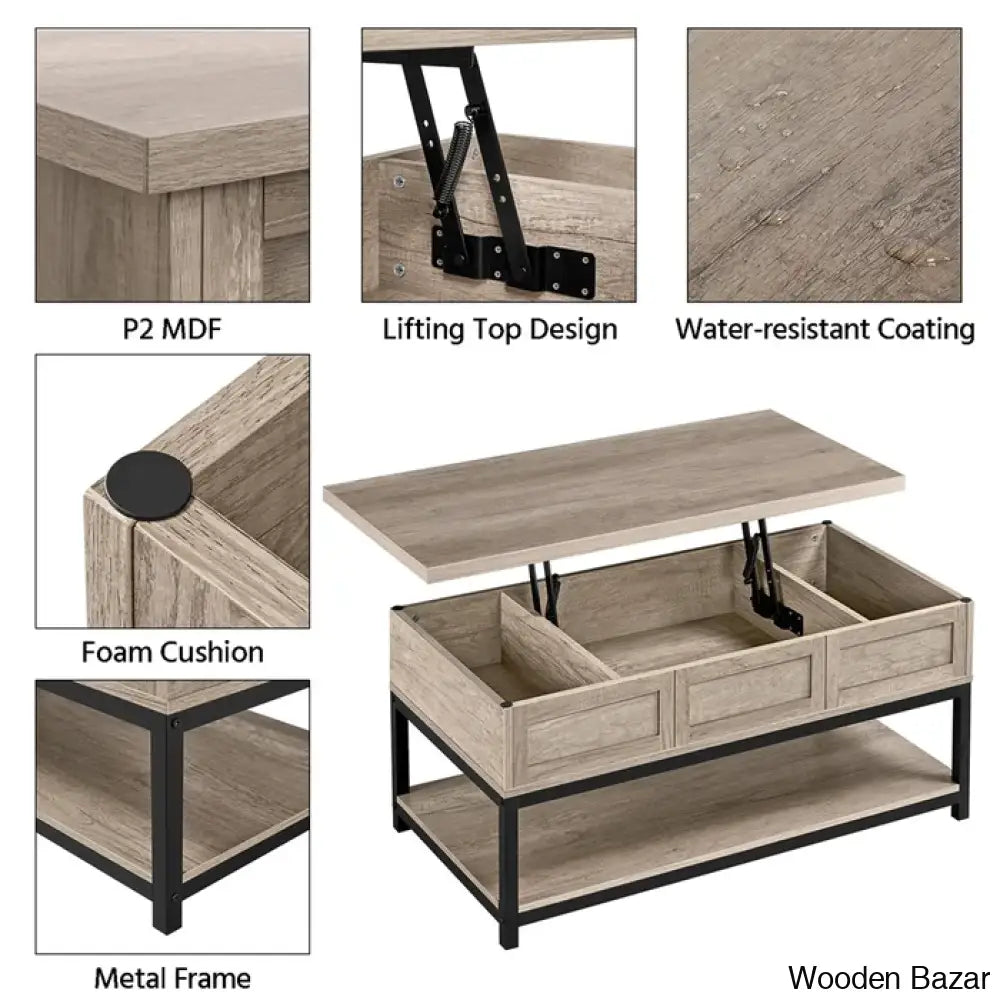 Clintino Coffee And Center Table