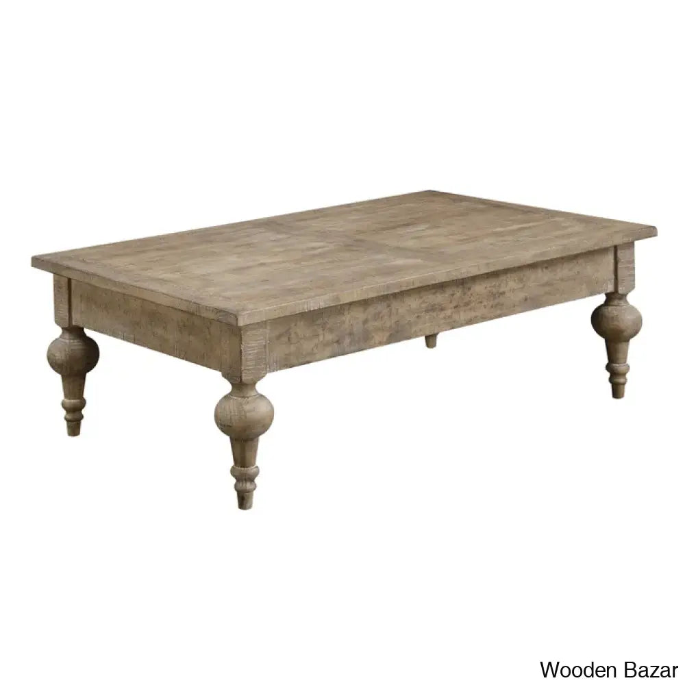 Clintwood Solid Wood Top Coffee And Center Table